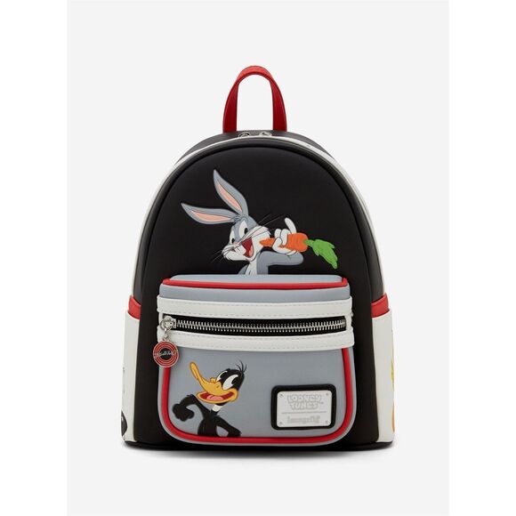 Loungefly Looney Tunes Characters Color Block Mini Backpack main image 2
